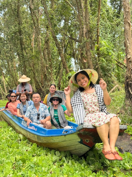 Tour miền Tây mới 2025: HCM - Mỹ Tho - Châu Đốc - Cần Thơ - Chợ Nổi - Cồn Sơn - Vườn trái cây - Căn nhà màu tím
