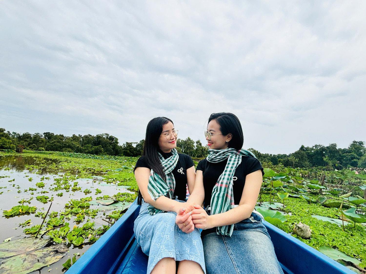 Check in tại Rừng Tràm Trà Sư 