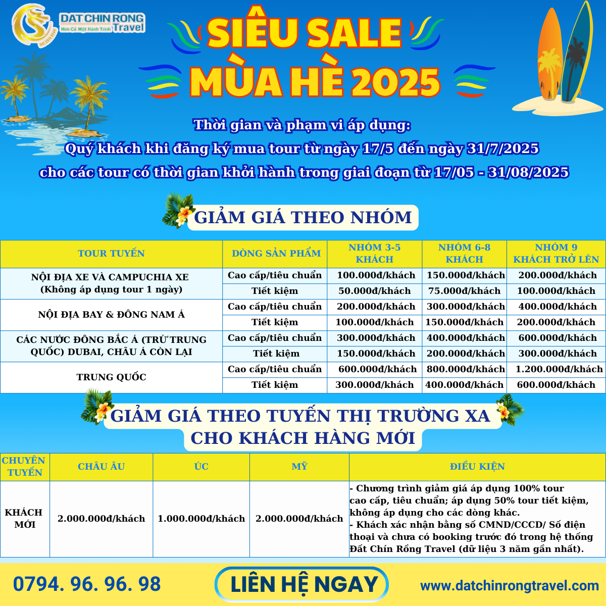 TOUR DU LỊCH QUỐC TẾ GIÁ RẺ