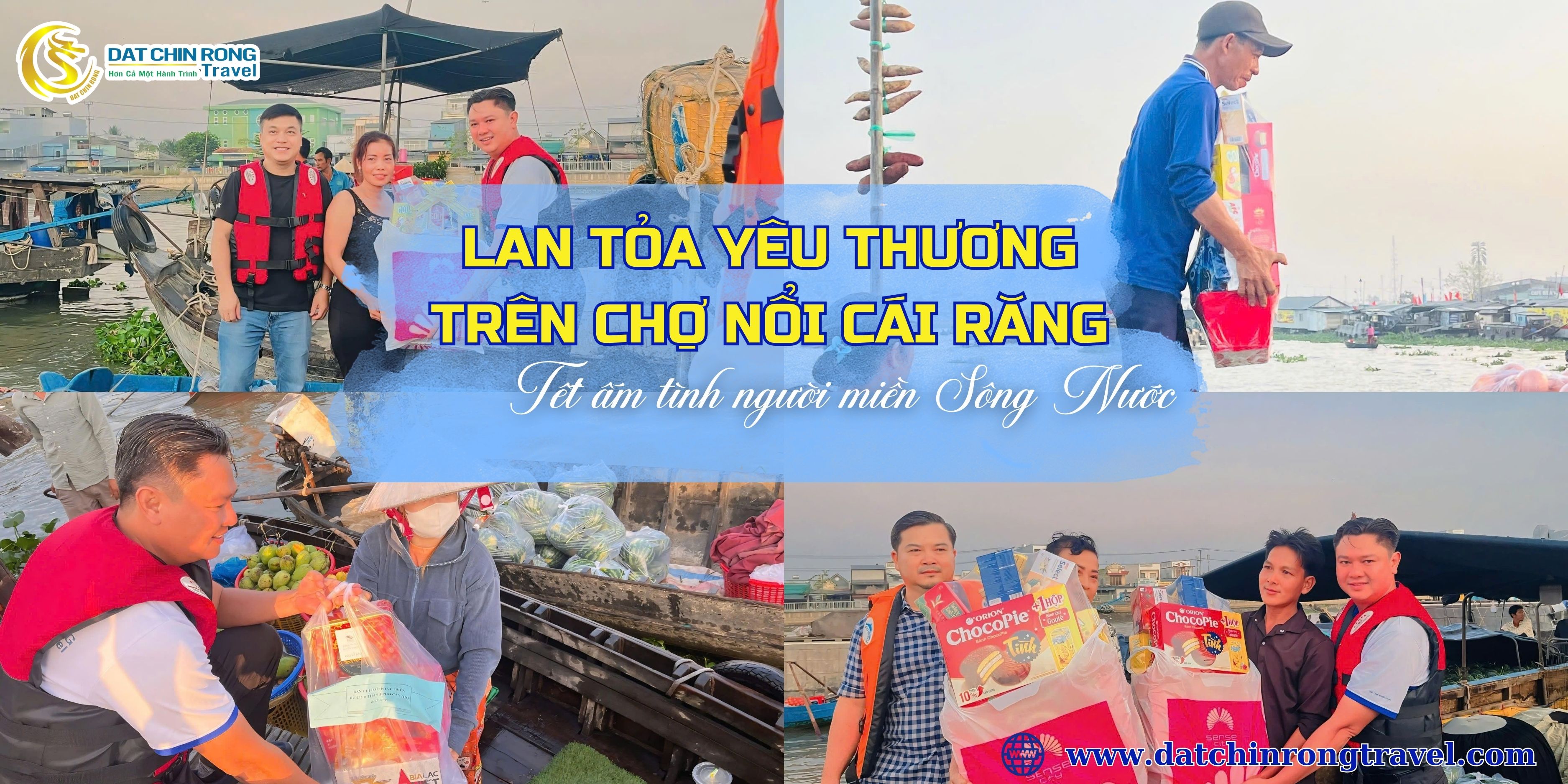 LAN TỎA YÊU THƯƠNG TRÊN CHỢ NỔI CÁI RĂNG - Tết ấm tình người Miền Sông Nước