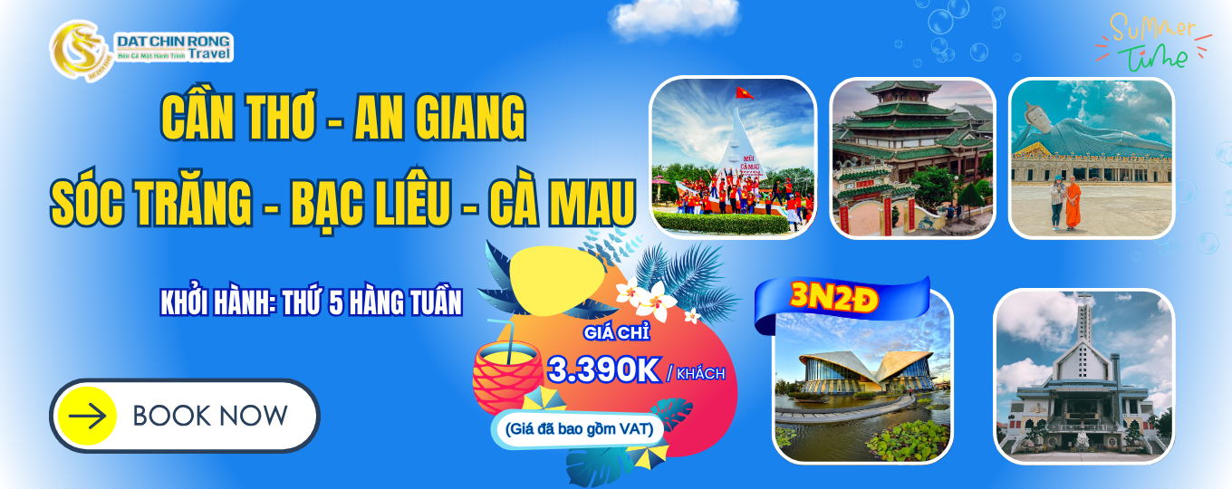Tour cà mau 3N2Đ