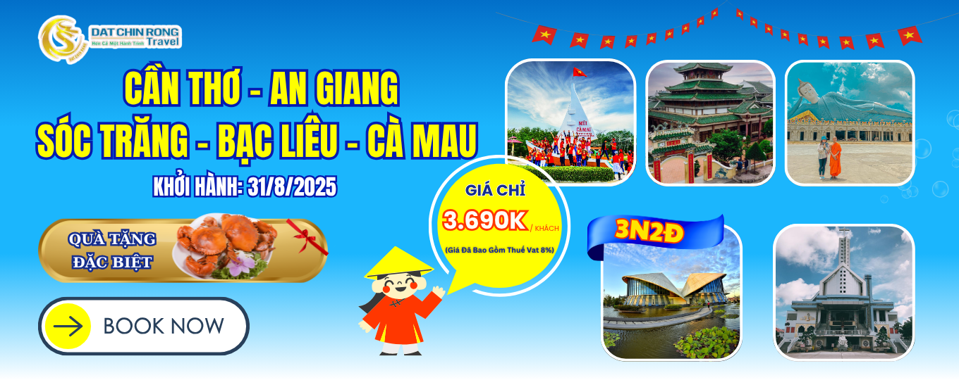 Tour cà mau 3N2Đ