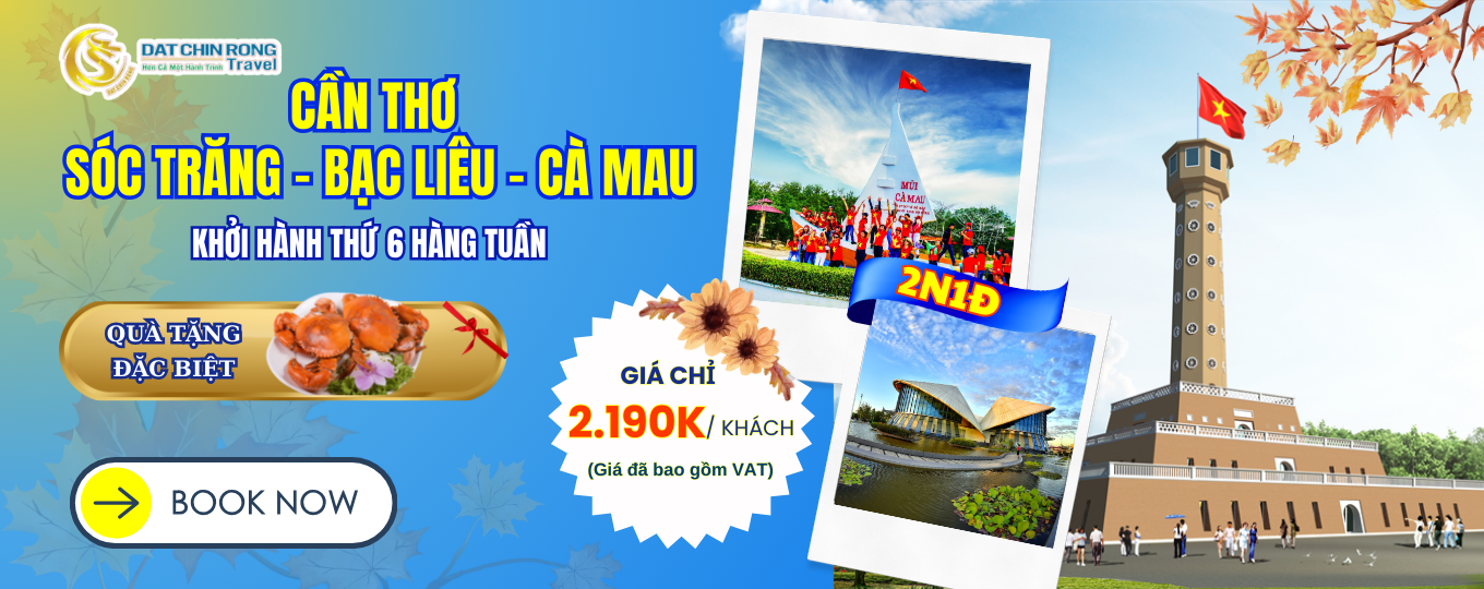 Tour cà mau 2N1Đ
