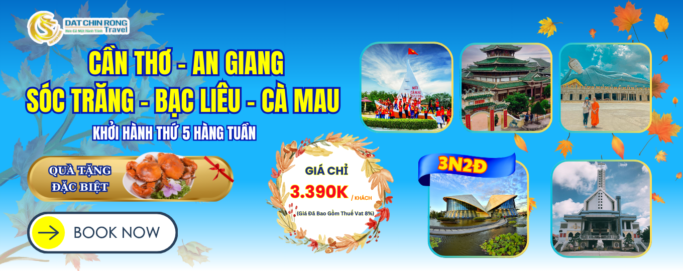 Tour cà mau 3N2Đ